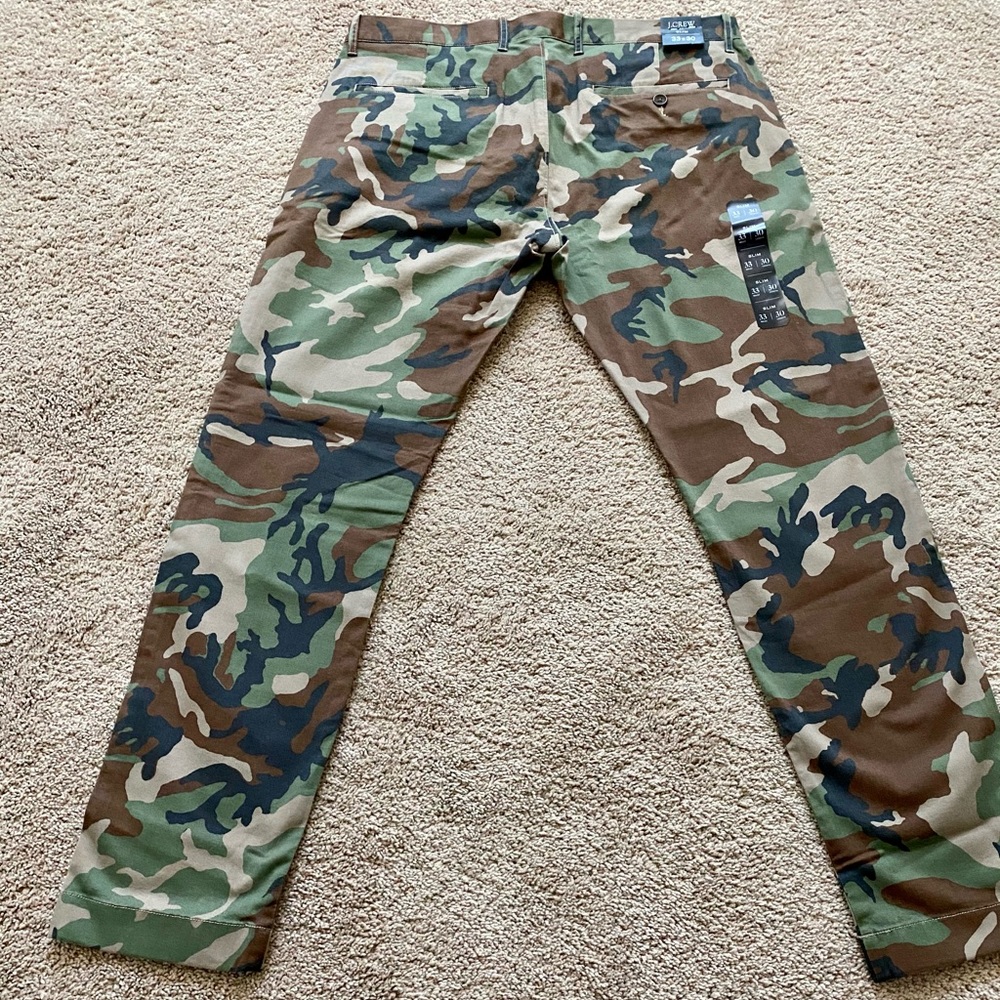 JCREW Men Camouflage Slim Pants